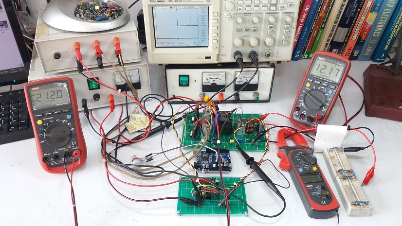 Mini Half-bridge Switching by UC3846N Current Mode PWM Controller