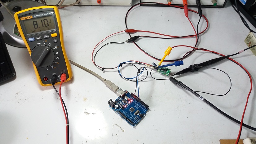 200LM450 Ultrasonic Transducer and SRM400 module Control by using Arduino UNO