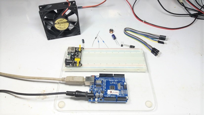 Simple PID Adaptive Tuning for Mini Fan Speed Control with Arduino UNO