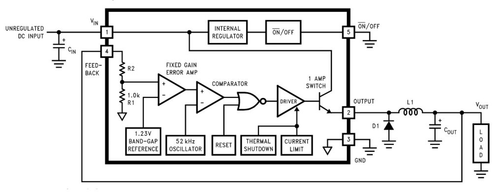 Prototype Mini Buck Converter Using LM2575HVT-ADJ