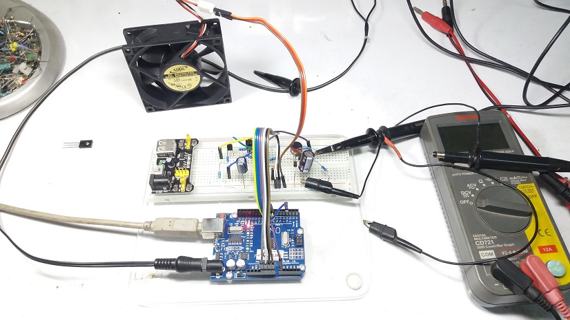 Simple PID Adaptive Tuning for Mini Fan Speed Control with Arduino UNO