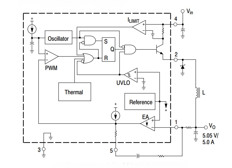 MC34167 Control Mini Switching Buck Converter