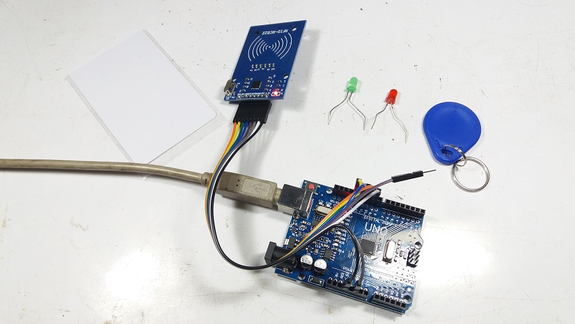 RFID-RC522 Reader Module with Arduino UNO