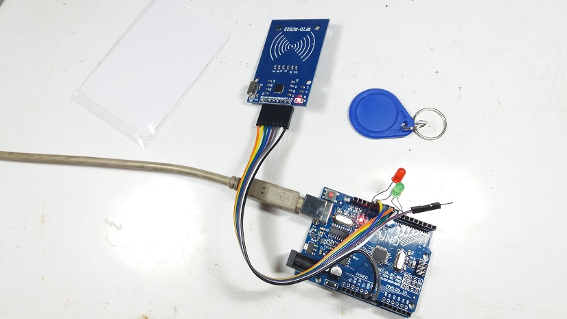 RFID-RC522 Reader Module with Arduino UNO