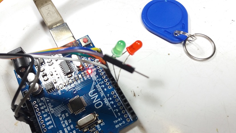 RFID-RC522 Reader Module with Arduino UNO