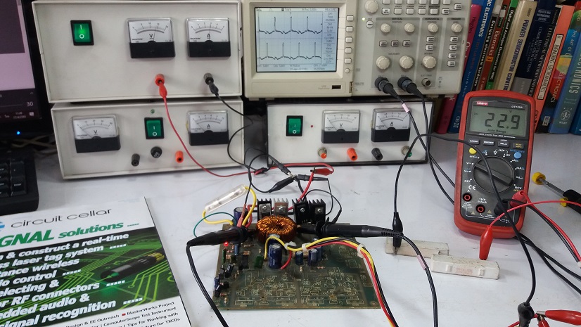 DC to DC for Power Audio amplifier in 12V out (+24V) GND (-24V)