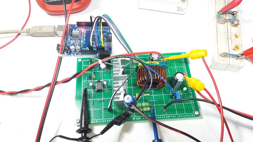 Prototype board DC-DC Synchronous Buck Converter for Maximum Power Point Tracking : MPPT