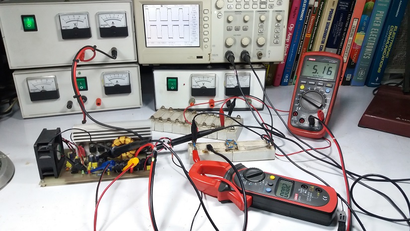 LT1339CN Analog Control DC-DC Synchronous Buck Converter Topology