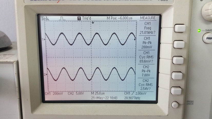 Tiny Dual Power Amplifier by TDA2822