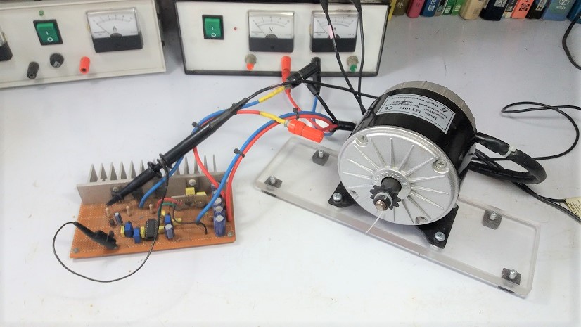 Prototype for High Current DC Motor Speed Control with TL494