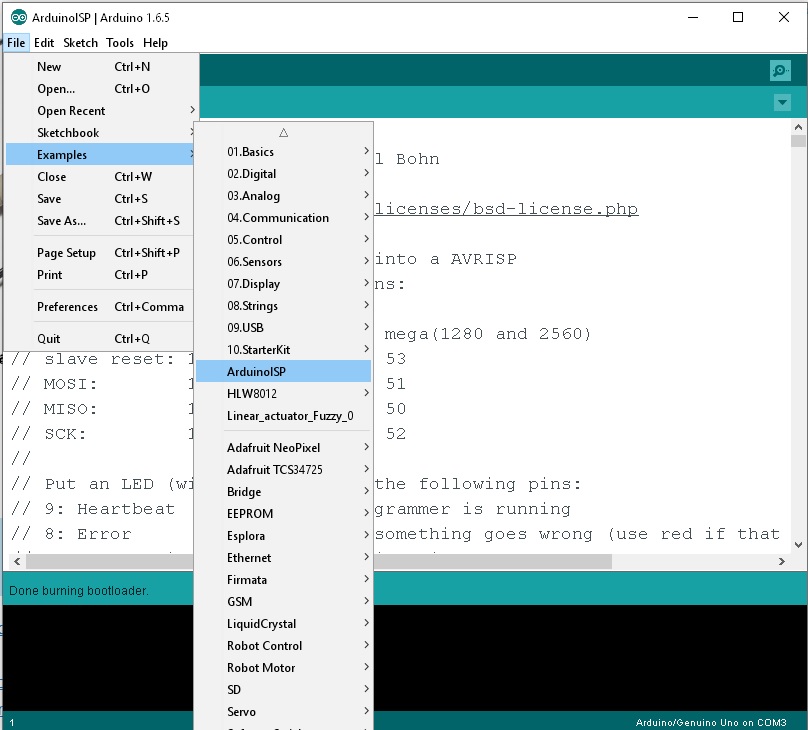 Step by Step Upload Bootloader Arduino UNO to Arduino UNO