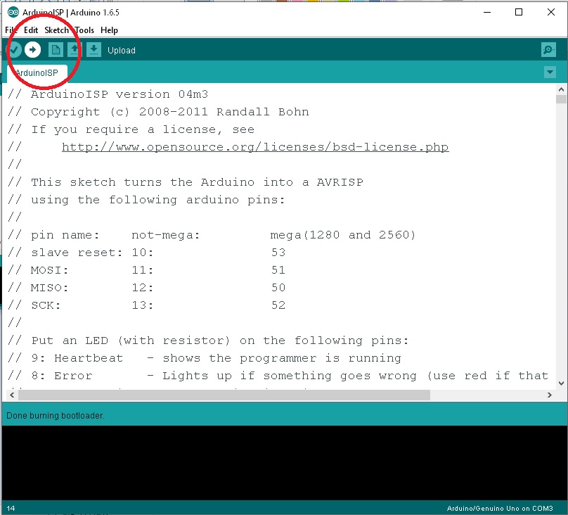 Step by Step Upload Bootloader Arduino UNO to Arduino UNO