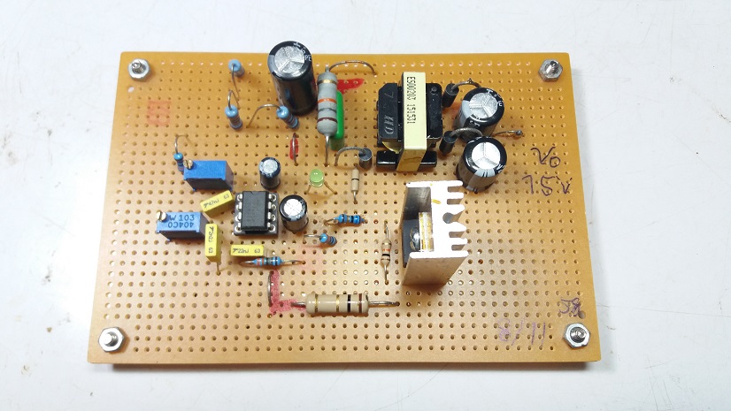 Prototype Switch Mode Power Supply Flyback Converter Topology by Using UC3845B