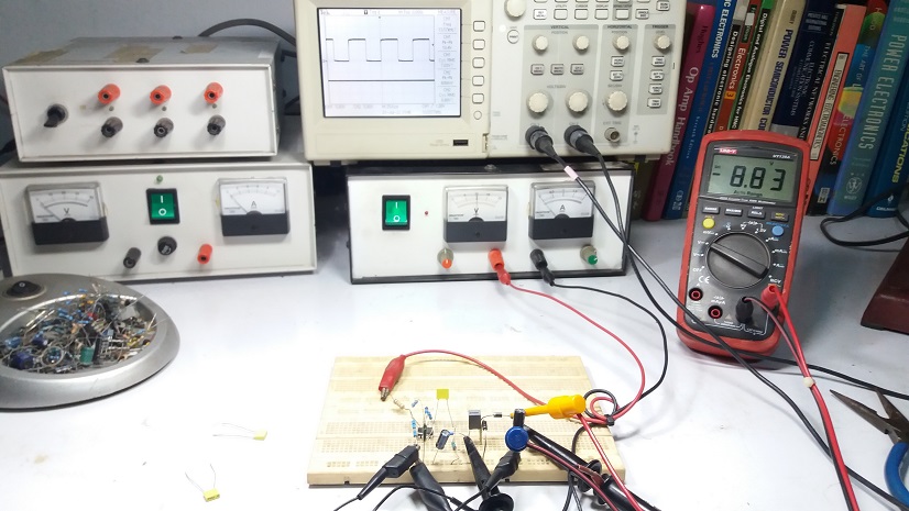 Inverting Voltage Converter Based on NE555N