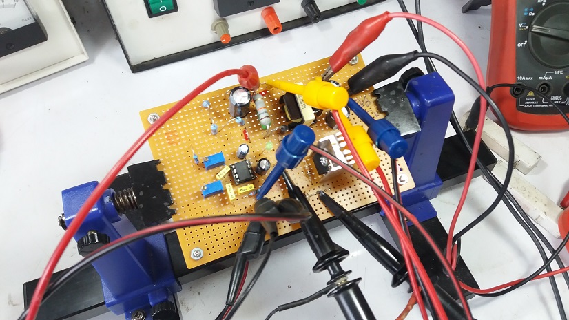 Prototype Switch Mode Power Supply Flyback Converter Topology by Using UC3845B