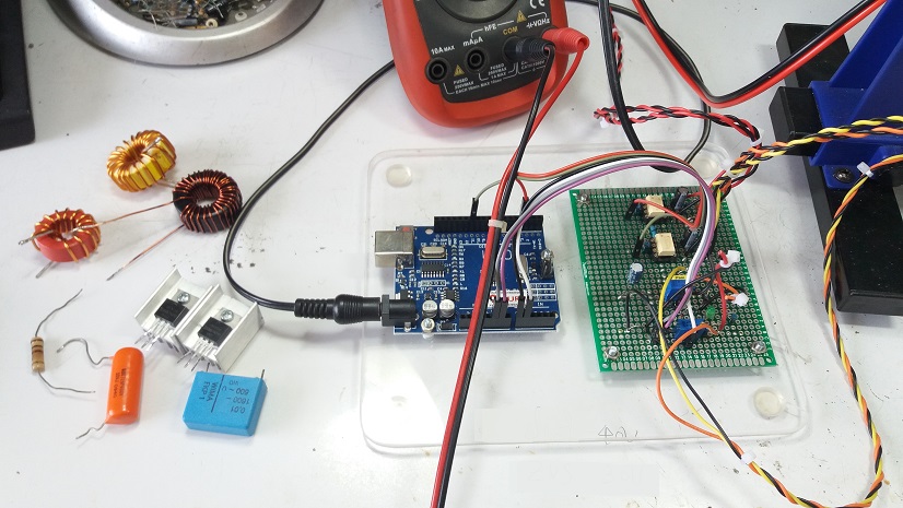 Simple DC to DC Current-Fed Push-Pull Converter with Arduino UNO