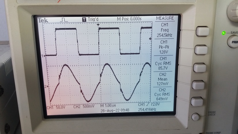 Prototype MC33067P Switching Mode Resonant Controller by Half-Bridge Converter Topology 