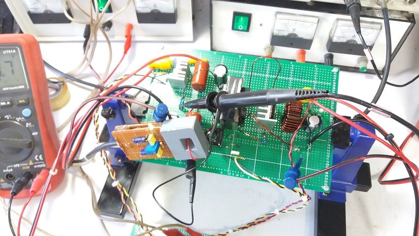 Prototype MC33067P Switching Mode Resonant Controller by Half-Bridge Converter Topology 