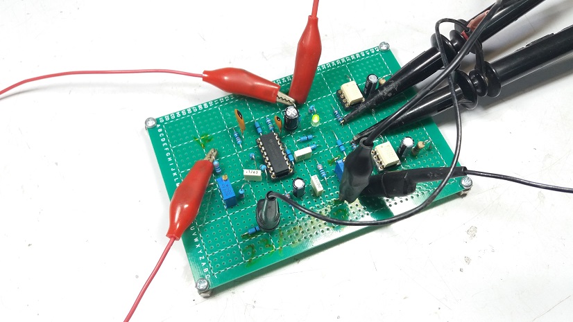 Prototype MC33067P Board Switching Mode Resonant Controllers