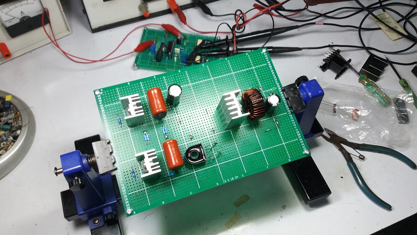 Prototype MC33067P Switching Mode Resonant Controller by Half-Bridge Converter Topology 