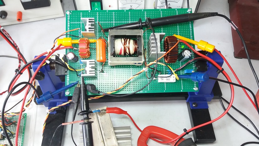 Simple DC to DC Current-Fed Push-Pull Converter with Arduino UNO