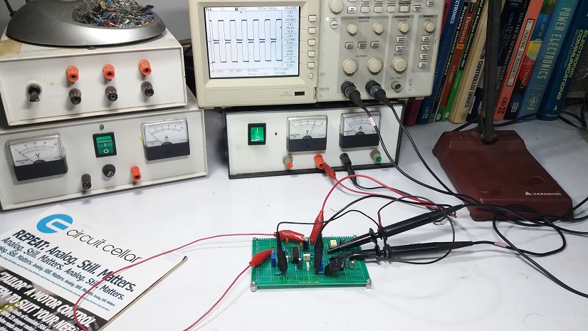 Prototype MC33067P Board Switching Mode Resonant Controllers