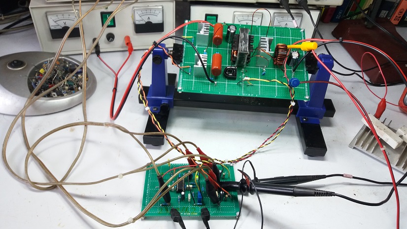 Prototype MC33067P Switching Mode Resonant Controller by Half-Bridge Converter Topology 