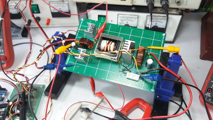 Simple DC to DC Push-Pull Converter with Arduino UNO