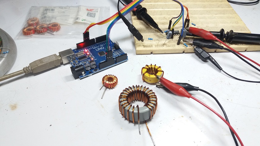 Simple and Low cost Inductance Meter by Using Arduino UNO