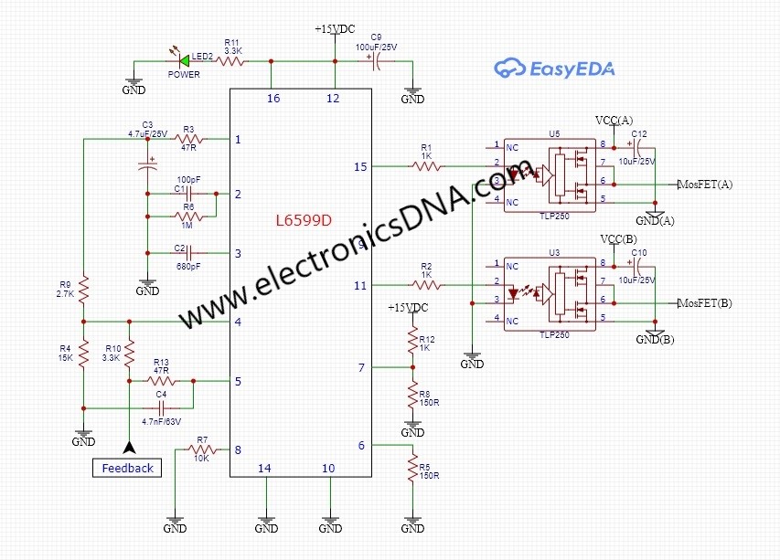 L6599D High-Voltage Resonant Controller for DC/DC and Switching Mode Power Supply