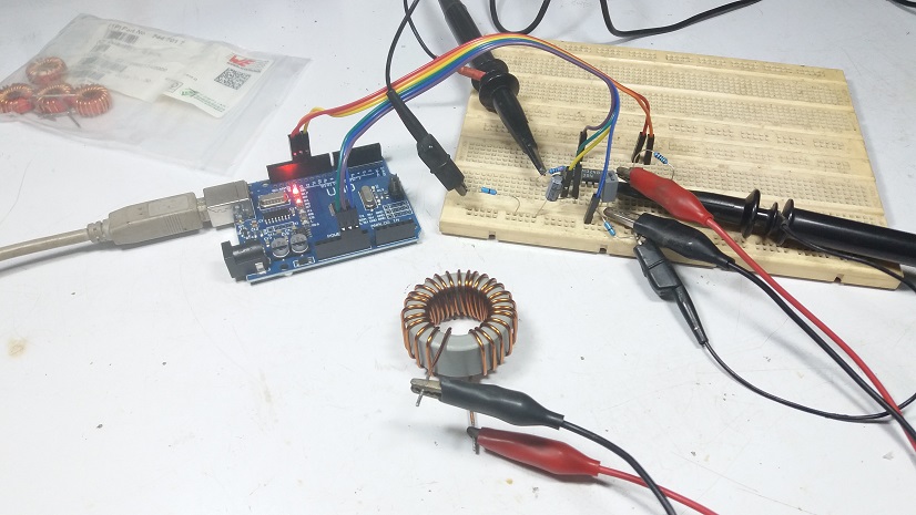 Simple and Low cost Inductance Meter by Using Arduino UNO