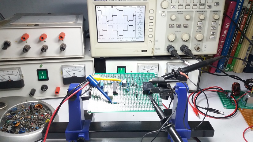 Basic Gate drive transformer for Half-bridge Converter based on SG3525A 