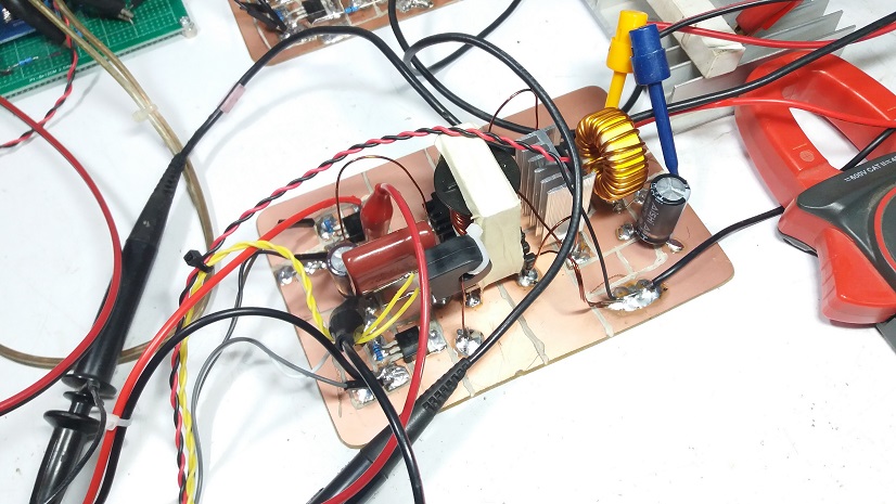 Simple Arduino Control Resonant Mode Half-Bridge Converter Topology Switching Power Supply