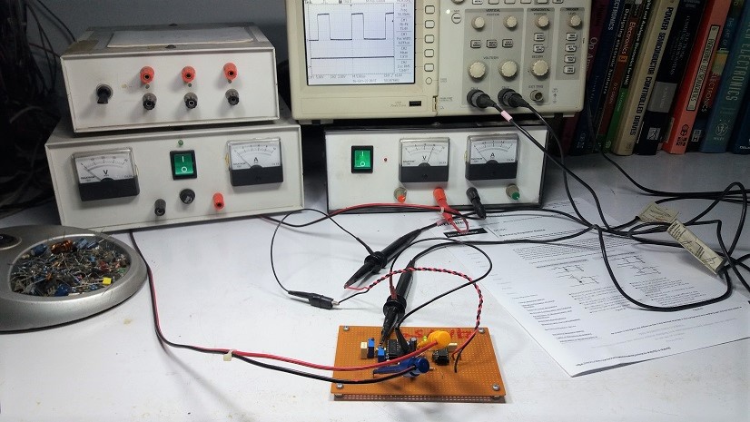 PWM Signal Generator for DC to DC Converter and Switching Power Supply Based on TL494CN