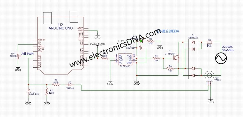 Simple PWM AC Chopper Control by Using Arduino UNO