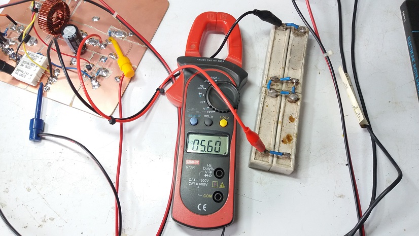 Op-amp LM393 Control DC-DC Synchronous Buck Converter