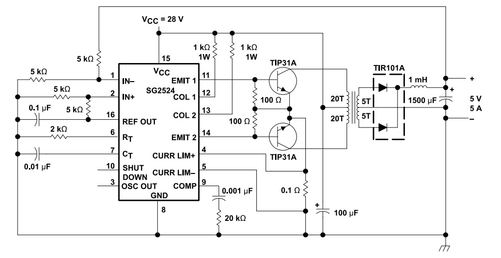 Introduction to SG3524 for Controlling Switching Mode