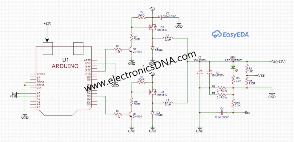 Two-Phase Buck Converter Based on Arduino UNO