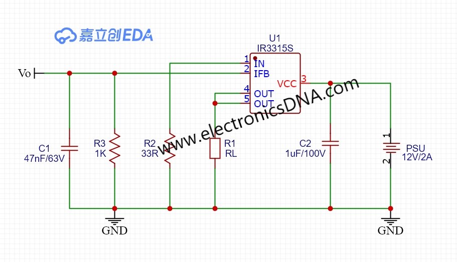 IR3315S Programmable Current Sense and High Side Switch