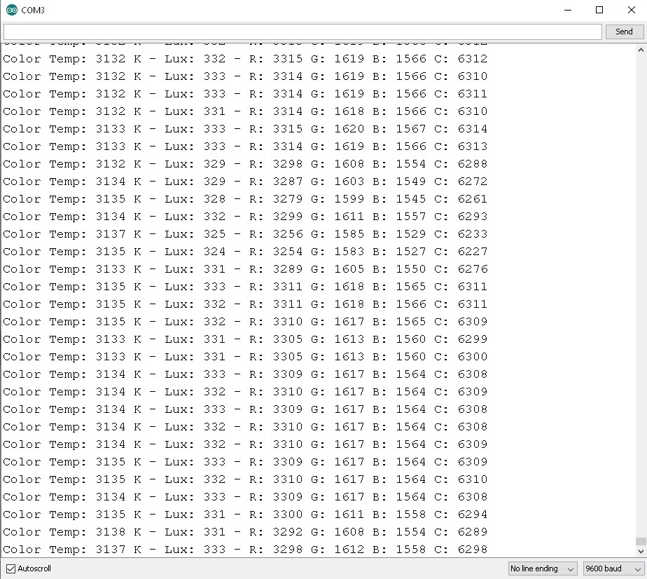 TCS34725 Color Sensors By Using Arduino UNO