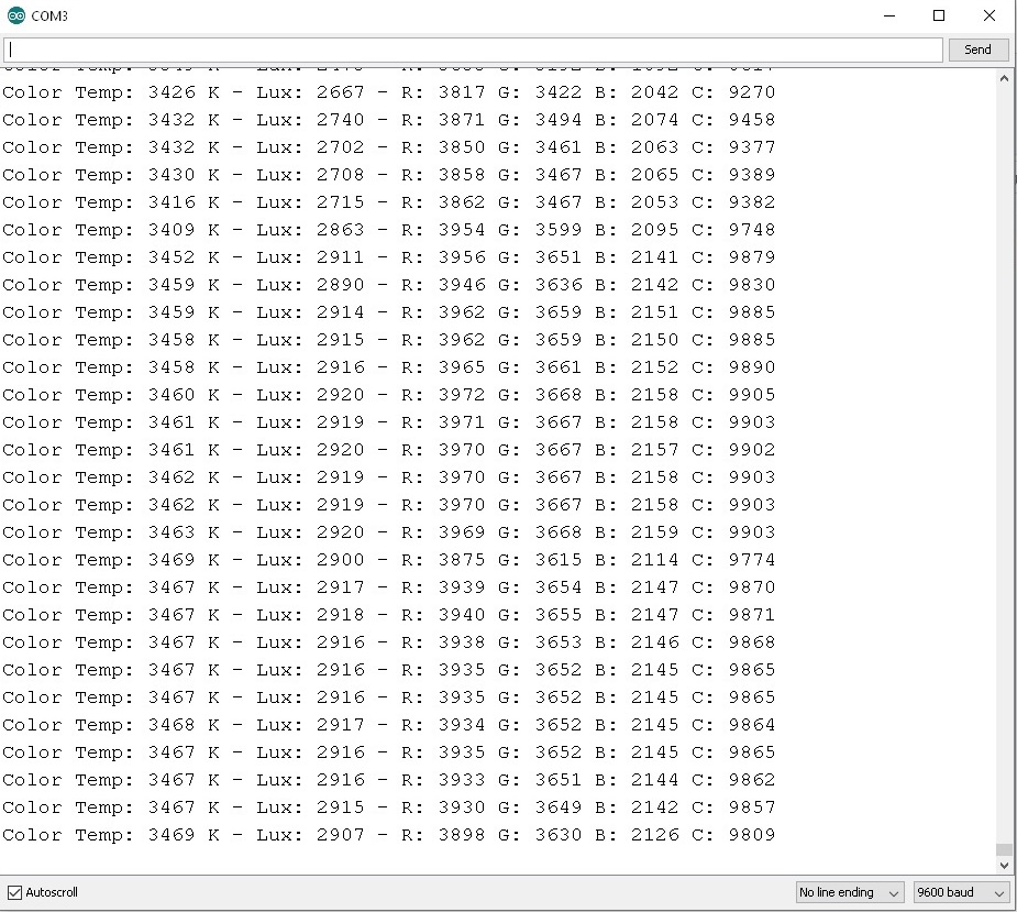 TCS34725 Color Sensors By Using Arduino UNO