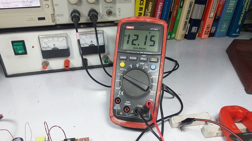 Prototype Self-Oscillating Flyback Converter SMPS