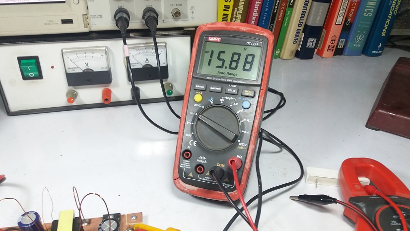 Prototype Self-Oscillating Flyback Converter SMPS