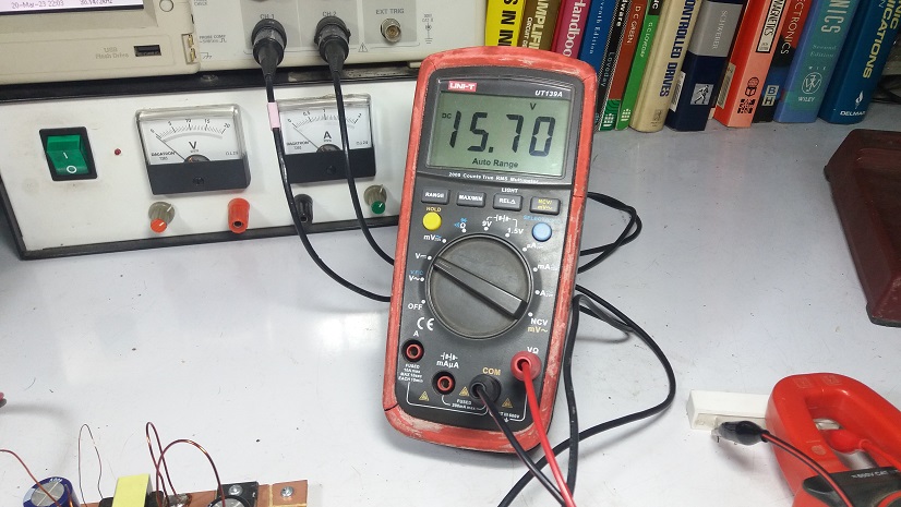 Prototype Self-Oscillating Flyback Converter SMPS