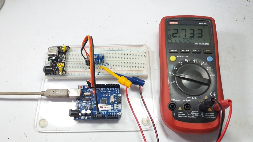 ADS1115 16-Bit Resolution ADC Module and I2C Protocol Interface with Arduino UNO