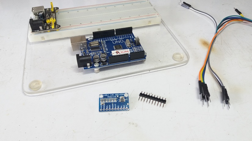 ADS1115 16-Bit Resolution ADC Module and I2C Protocol Interface with Arduino UNO