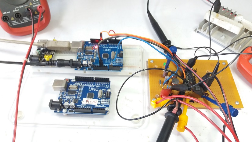 L293D Output Stage for DC-DC Two-Phase Buck Converter