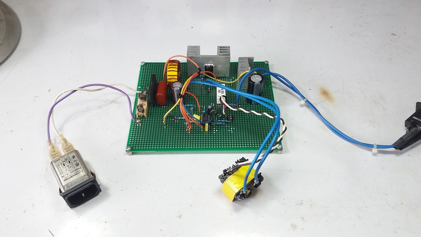 Prototype Active Power Factor Correction 200W By using FAN7527B Controller