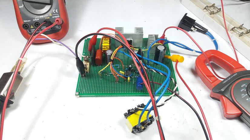 Prototype Active Power Factor Correction 200W By using FAN7527B Controller