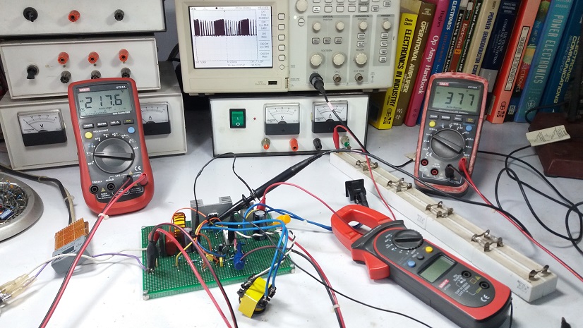 Prototype Active Power Factor Correction 200W By using FAN7527B Controller